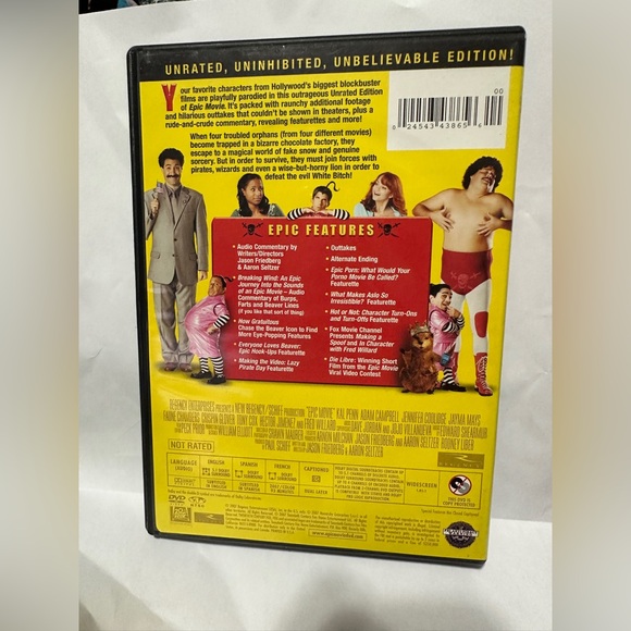 Get Ready to Laugh Your Socks Off with Epic Movie DVD The Ultimate Comedy Flick! - Picture 2 of 3